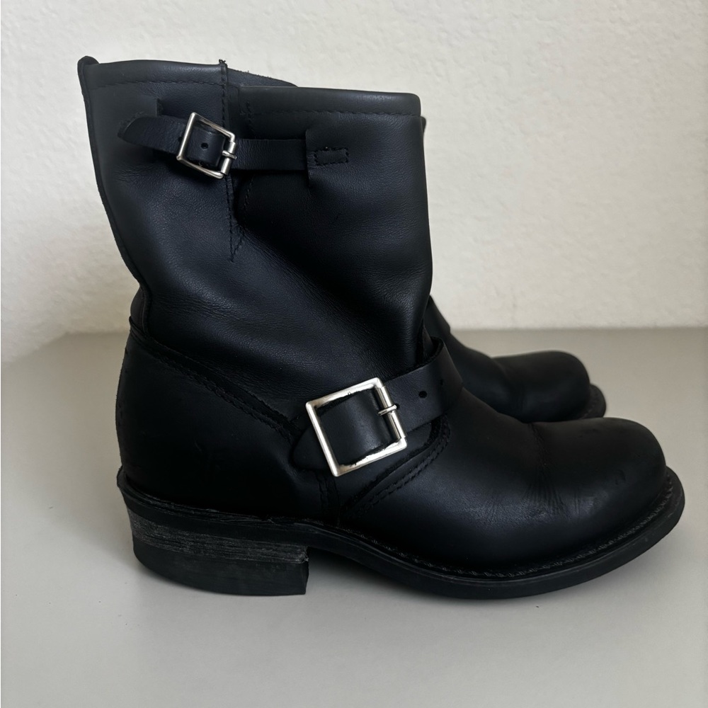Frye Black Leather Boots
